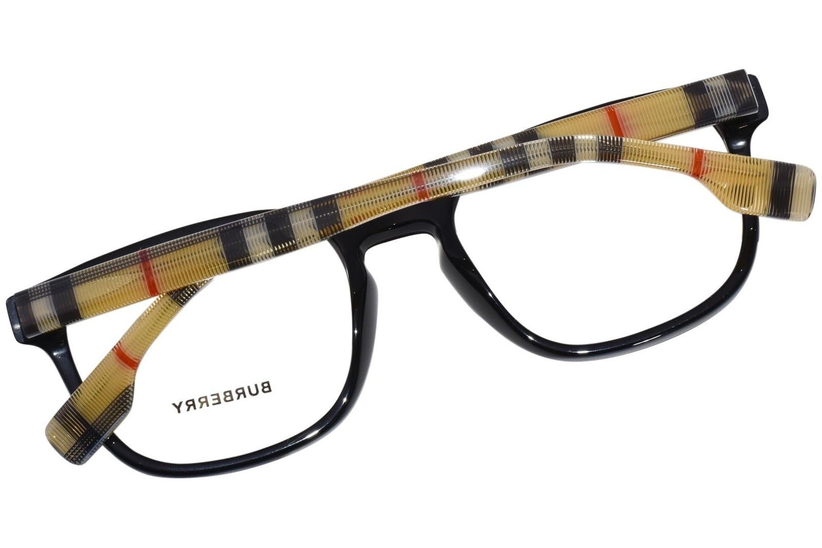 BURBERRY EDISON BE2344 3592 53/20/145 Black Check men Eyewear Frame