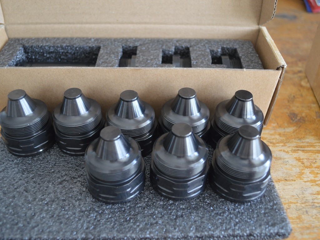For Cone shaped stainless steel alloy Replacemet Black End Cap US