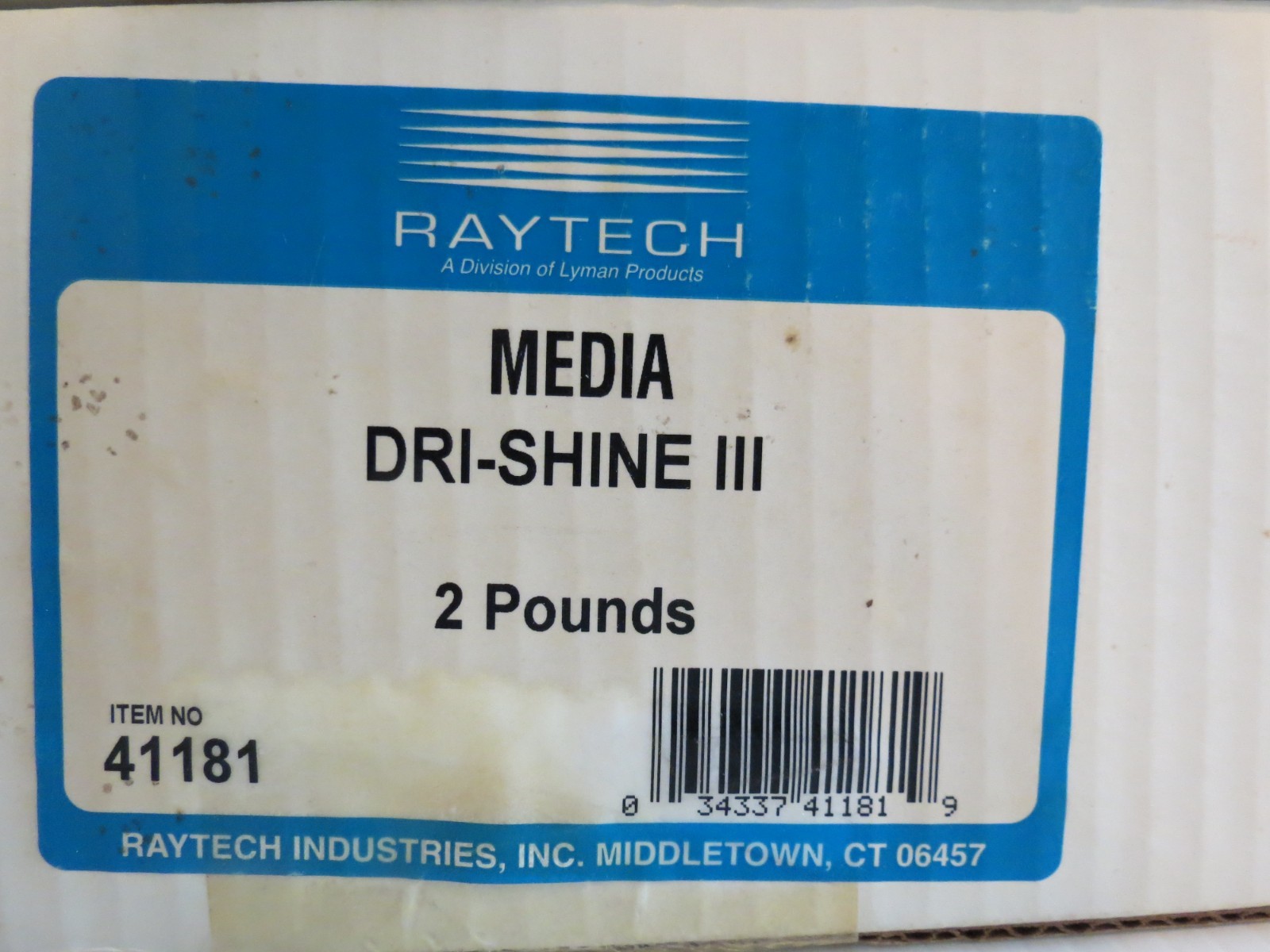 Vintage Raytech 41181 Dri-Shine III Nut Based Tumbler Media 3-2lb Boxes - New