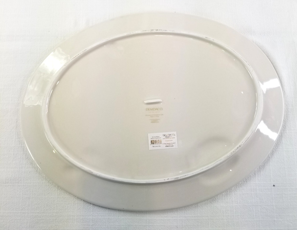 Demdaco Spring Serving Platter "He Is Risen" 17x13"