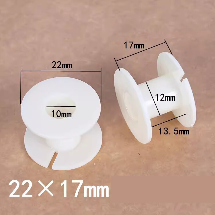 White Inductive Coil Skeleton Divider Inductor Shaft Round Skeleton Accessory
