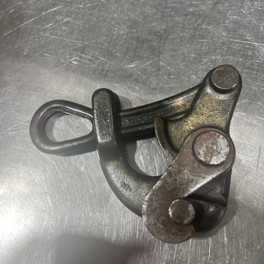 KLEIN TOOLS 1604-20L Cable Pulling Jaw Grip,5000 lb Used Surplus