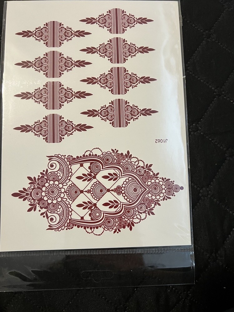 henna stickers