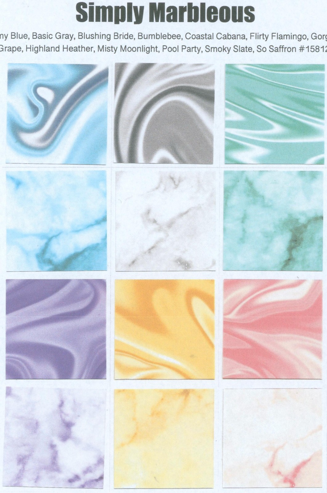 Retired Stampin' Up! Simply Marvelous 6" x 6" Double-Sided Designer Series Paper