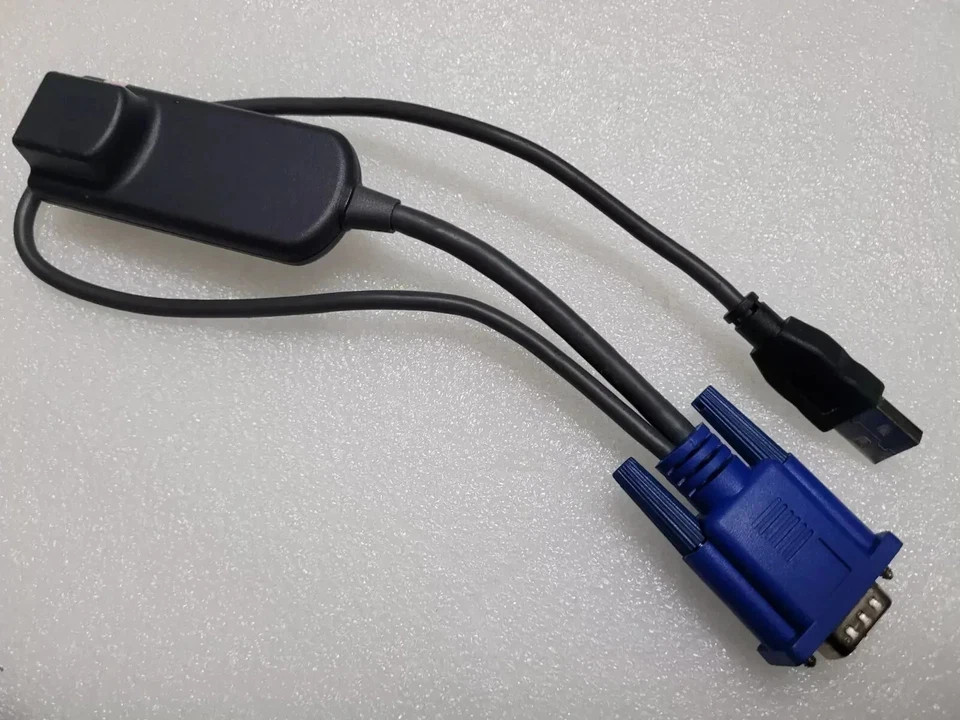 Avocent DSRIQ-USB Server KVM Interface Module VGA Switch Adapter Cable / ES
