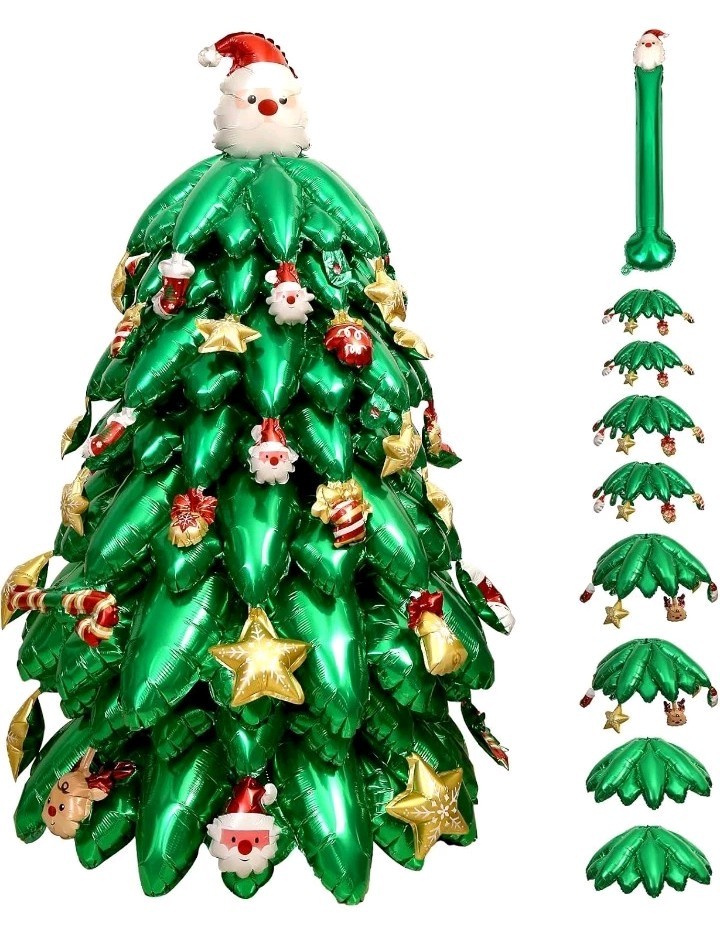 52" Christmas Tree DIY Mylar Baloon Kit