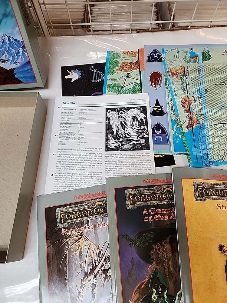 1085 Advanced D&D Forgotten Realms Campaign Setting Complete