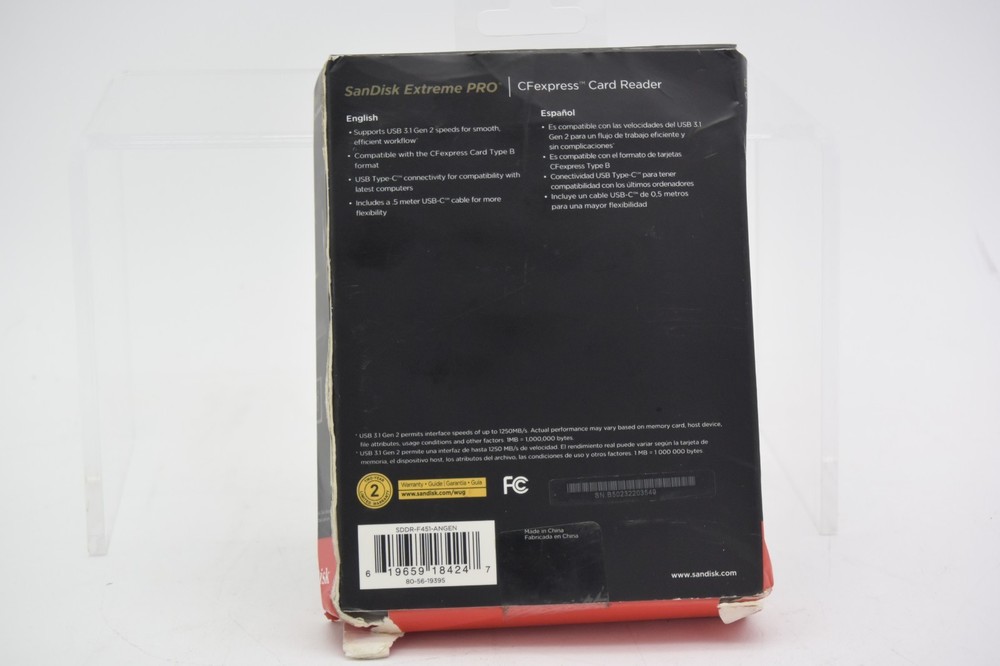 SanDisk Extreme PRO CFexpress Type B Card Reader