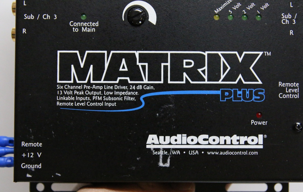Audio Control PreAmp Line Driver Matrix Plus