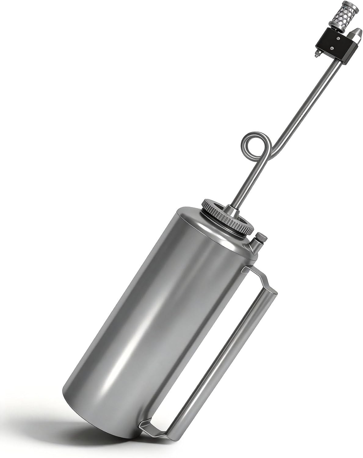 Heavy Duty Double Bottom Drip Torch 15 Gauge Aluminum Canister Big Mouth Easy