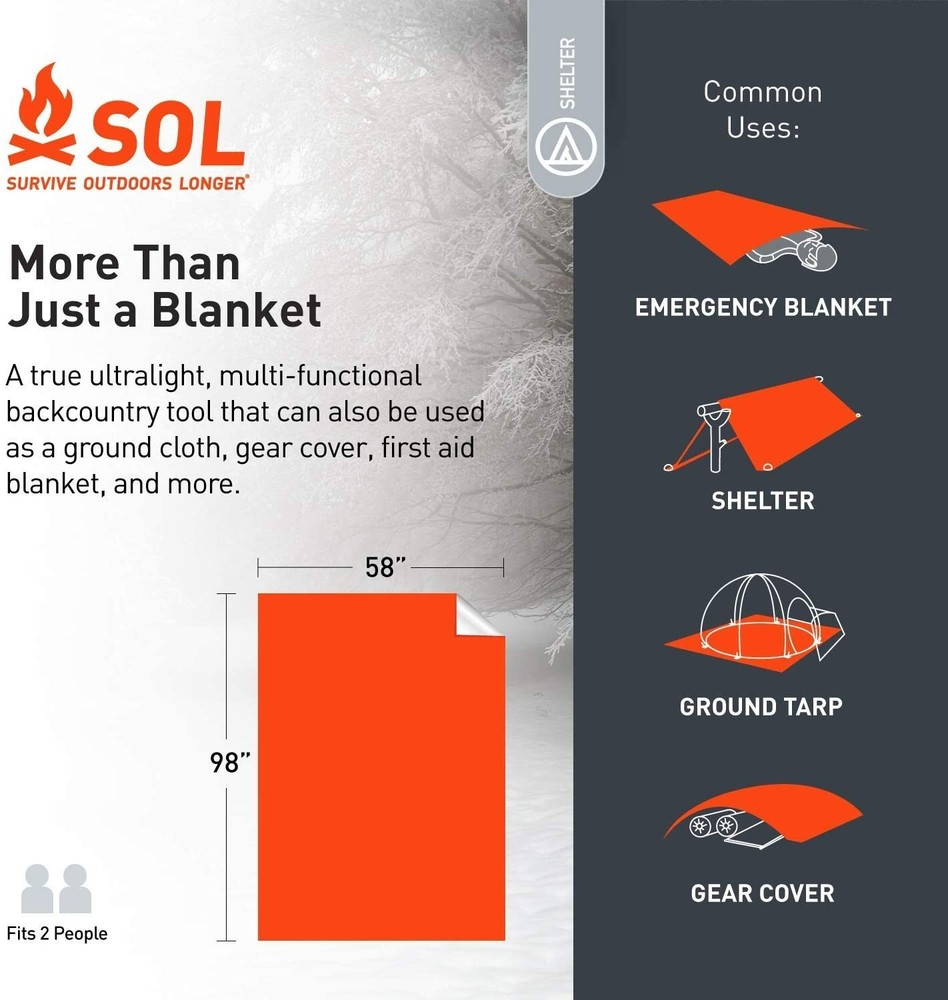 SOL Emergency Blanket XL