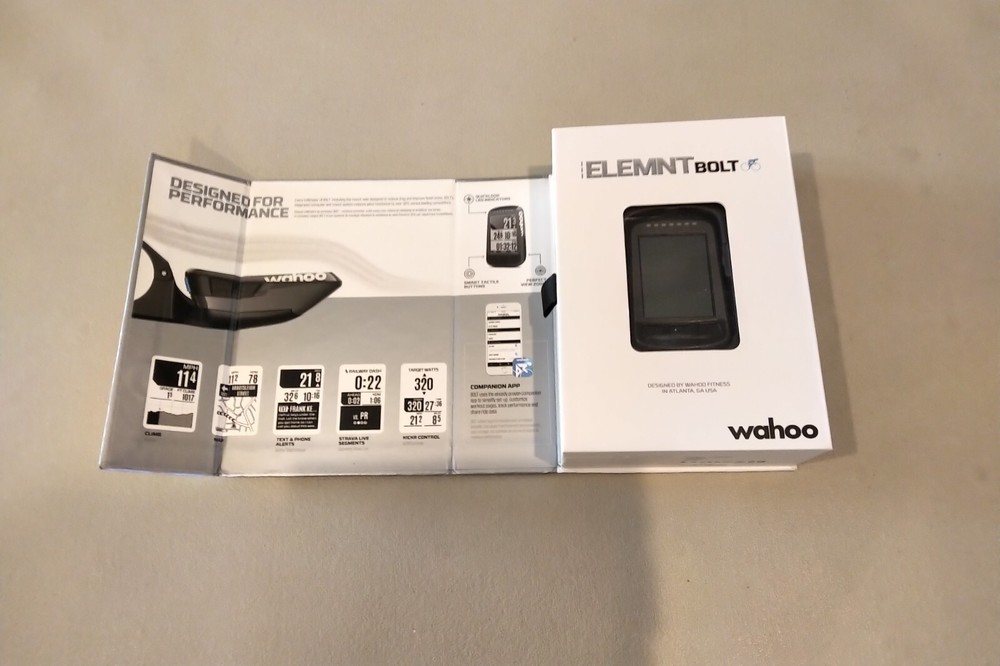 Wahoo Elemnt Bolt GPS Bike Computer With Box - Model: WFCC3