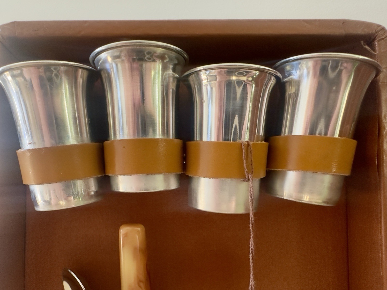 Vintage Trav-L-Bar Portable Cocktail Case • Complete With Barware & Key • MCM