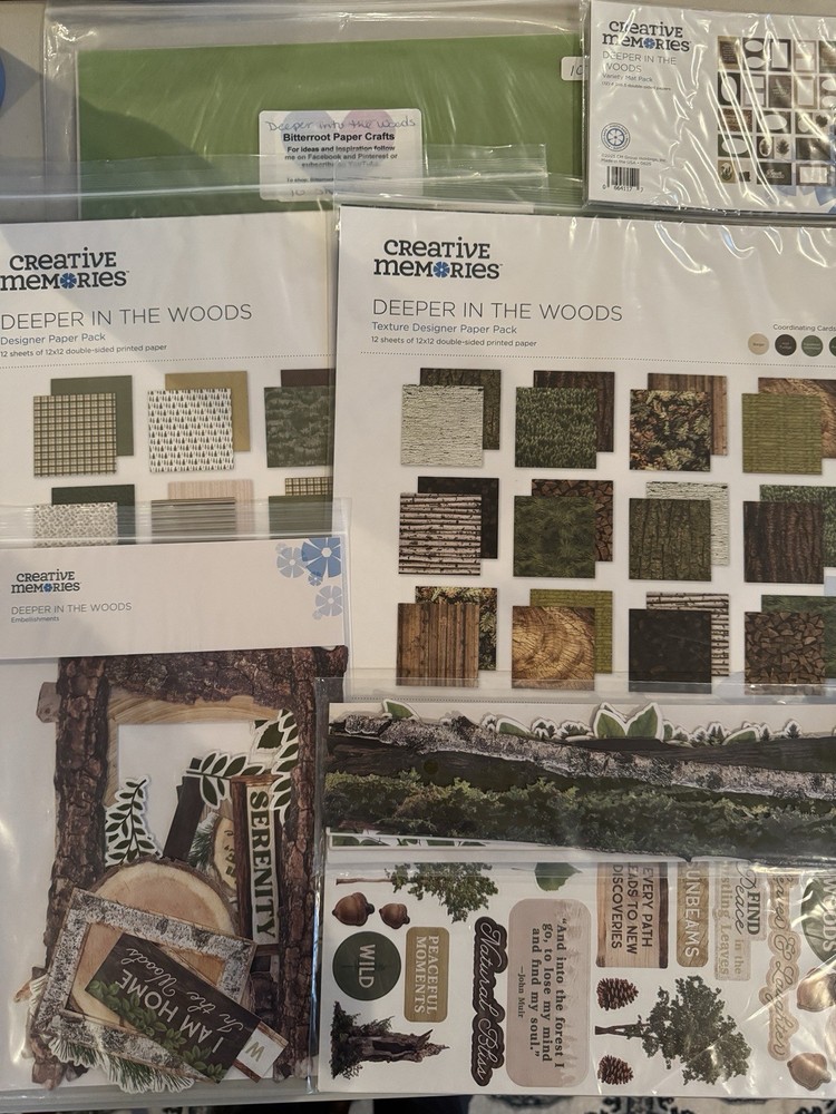 Creative Memories Deeper In The Woods Bundle With Playbook