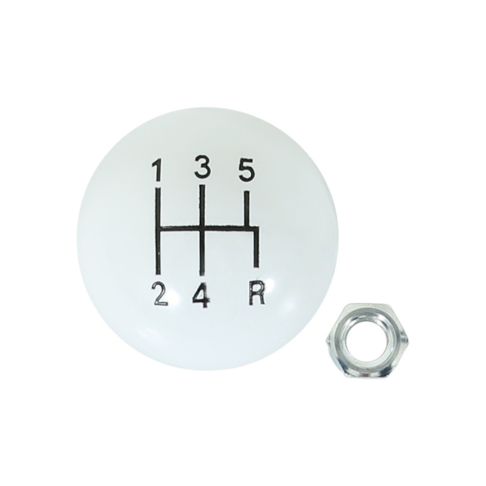 1630025 Hurst Shift Knob - 5-Speed Pattern - White