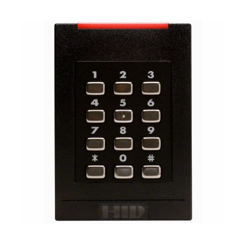 HID RK40 iClass Contactless Smart Card Keypad Reader, Black