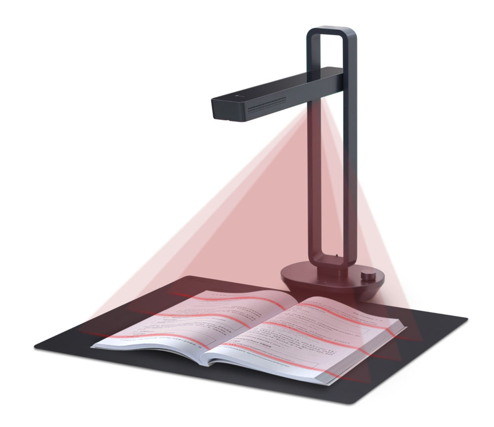 CZUR Aura Pro Portable Foldable Smart OCR Book Document Scanner Lamp for Win Mac