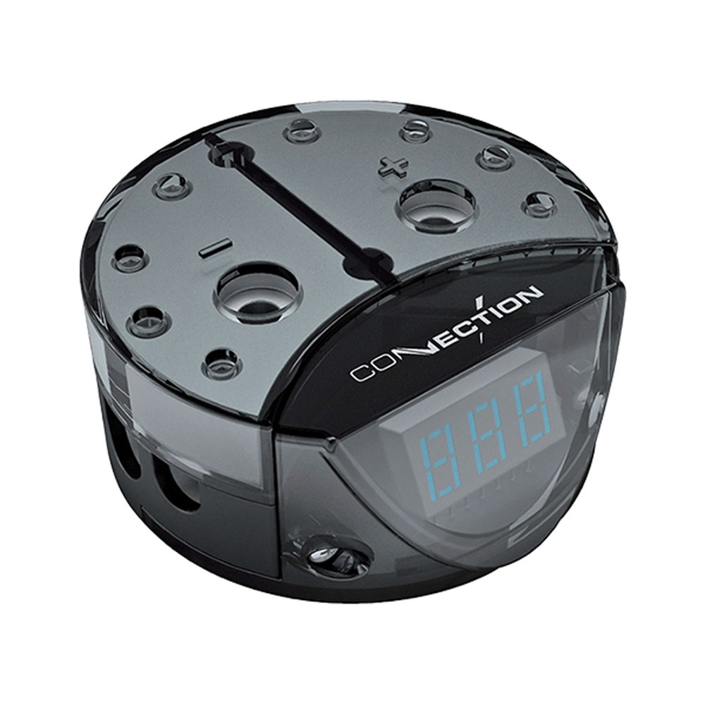 Connection BCA 32DGT.1 Capacitor distribution with digital voltmeter