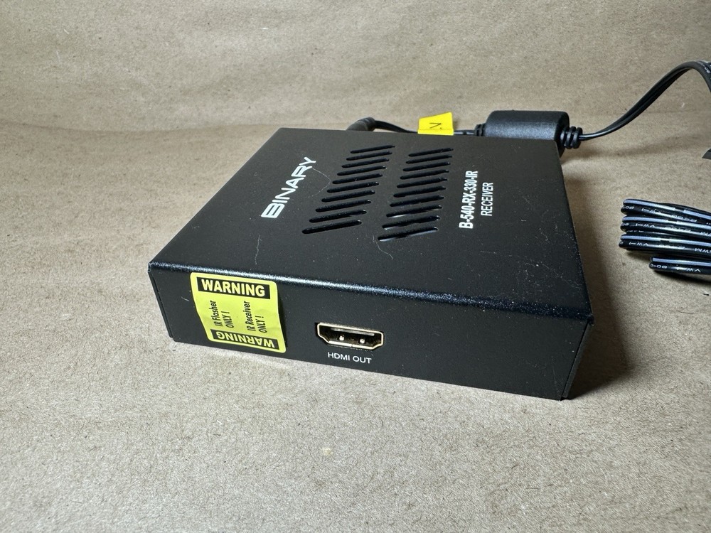 BINARY B-540-RX-330-IR Receiver w/ Power Supply