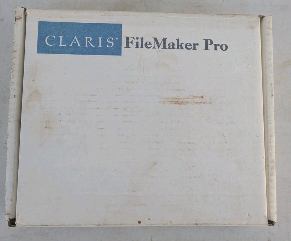 Claris File Maker Pro For Mac