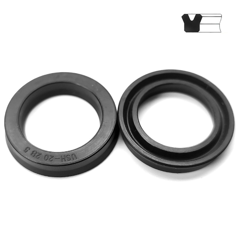 USH/UPH/Y/U-Cup Hydraulic Rod Piston Oil Seal Rings Ø 11-210mm Height 5-12mm NBR