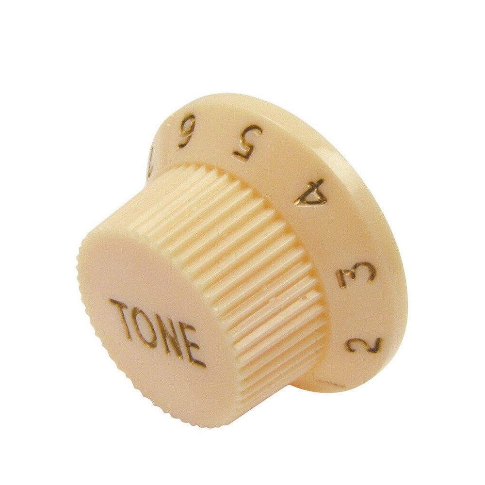 12PCS Yellow 8T4V Tone Volume Knobs Speed Control Knob Button for ST Guitar