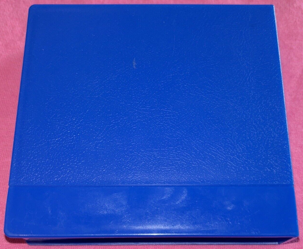 SRW Micro/5 Disk Diskette ComPak Case Plastic w/5 Blue 3.5" (IBM) Disks & Labels