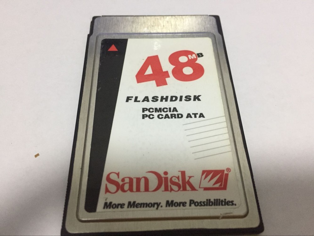 Sandisk 48MB FLASHDISK PCMCIA PC CARD ATA FLASH CARD