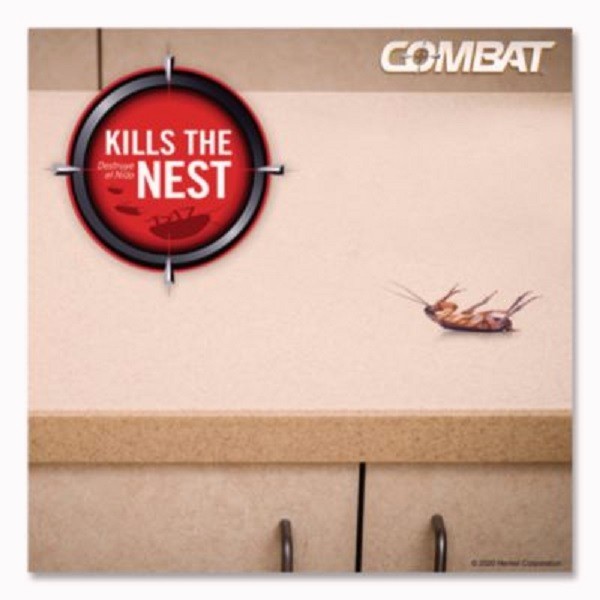 Combat Roach Killing Bait Stations for Small and Large Roaches, 12 Count