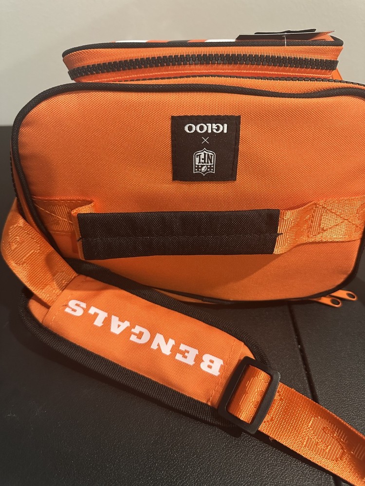 NWT IGLOO Cincinnati Bengals Square Lined 4-Pack Cooler
