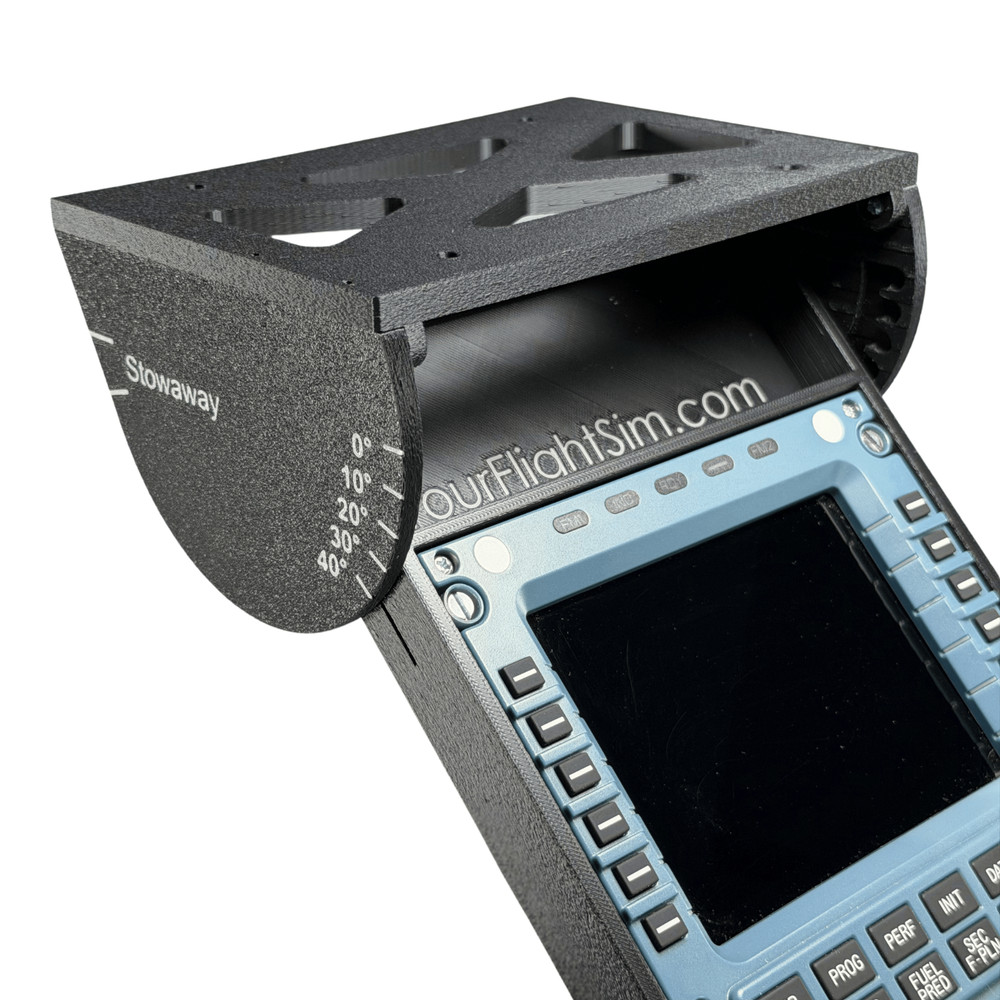 Stowaway Under Desk Mount for the WinWing MCDU & PFP | Adjustable