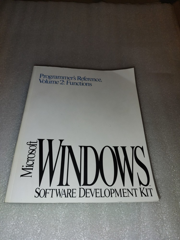 Microsoft Windows 3.1 SDK Manual Lot C/C++ 7.0 Win32 API Development kit partial