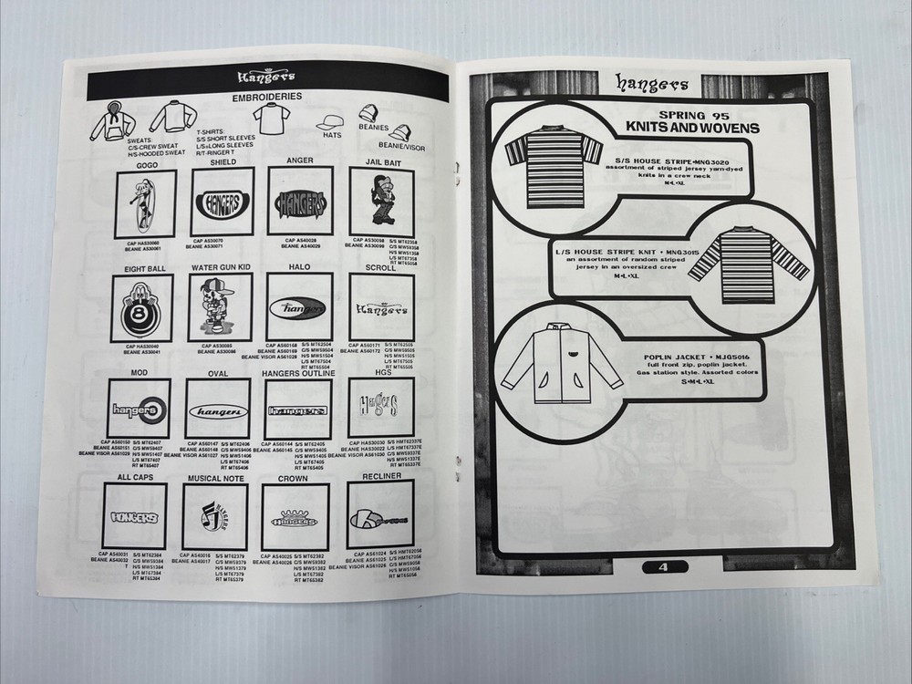 Hangers Clothing Catalog Spring/fall 1995