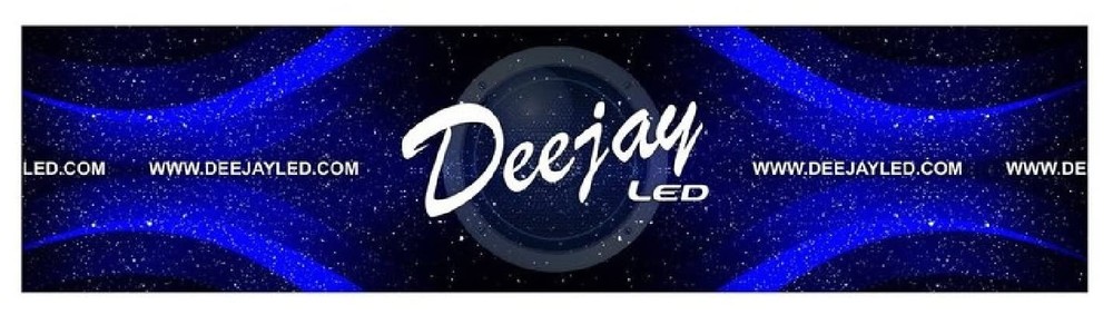DEEJAY LED TBHBANNER1 DEEJAYLED Banner 2 Meter by Half A Meter