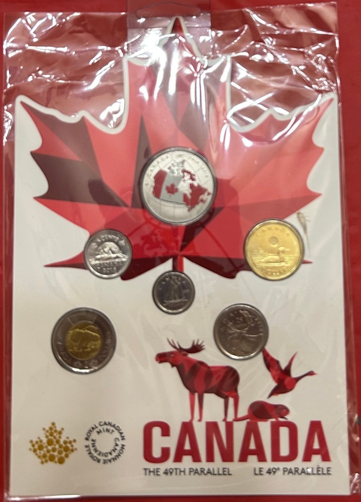 2018 Canada Proof Like Set Plus Specimen Far & Wide 50 Cents