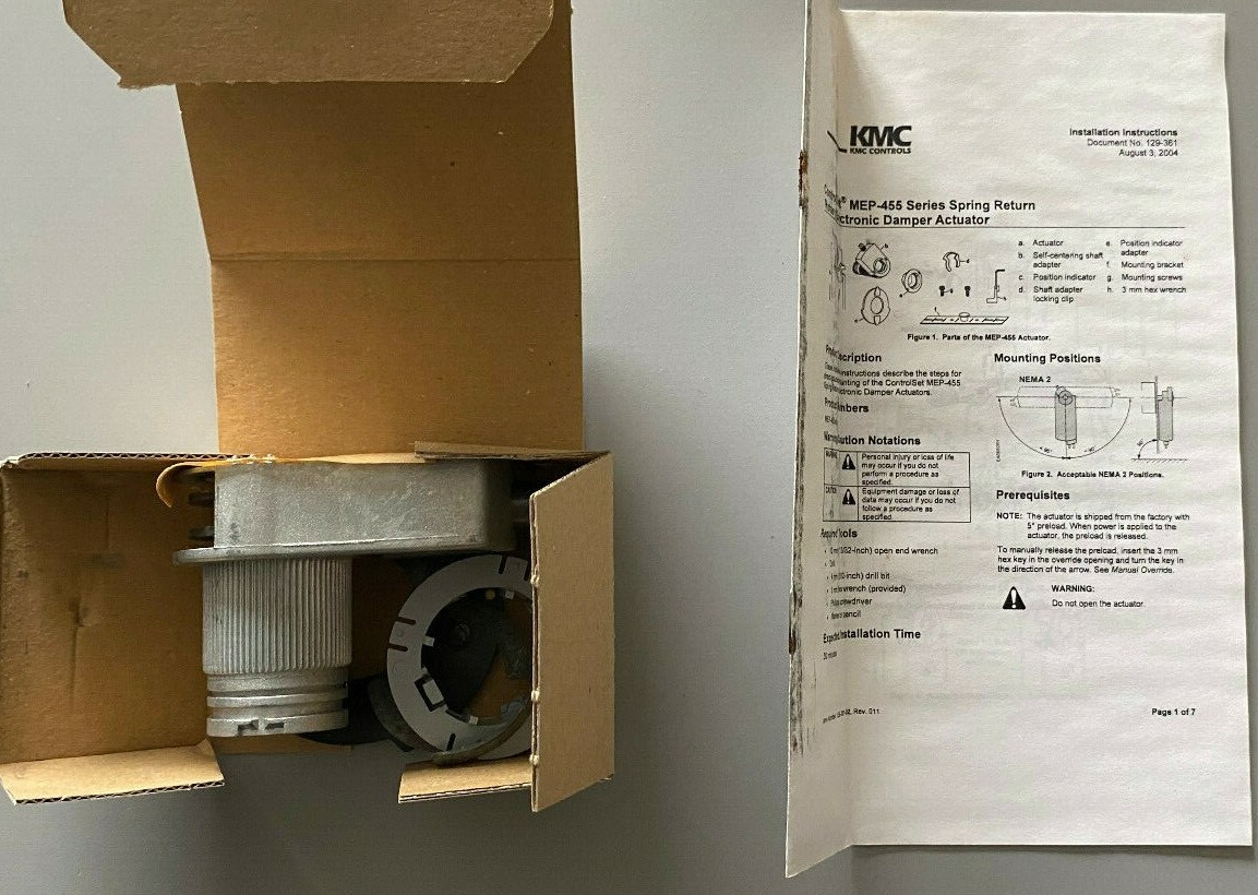 Siemens Damper Electronic Actuator GCA121.1P