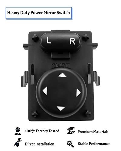 Heavy Duty Power Mirror Switch Front Driver Side 10Pin Fits Freightliner