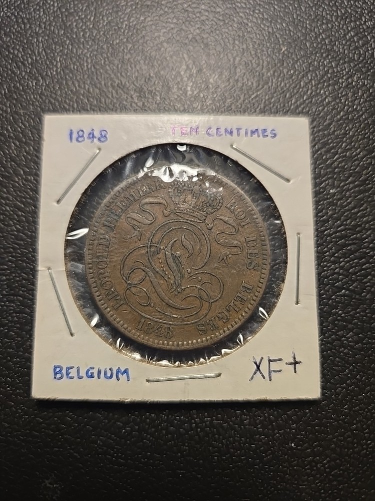 1848 Belgium 10 Centimes