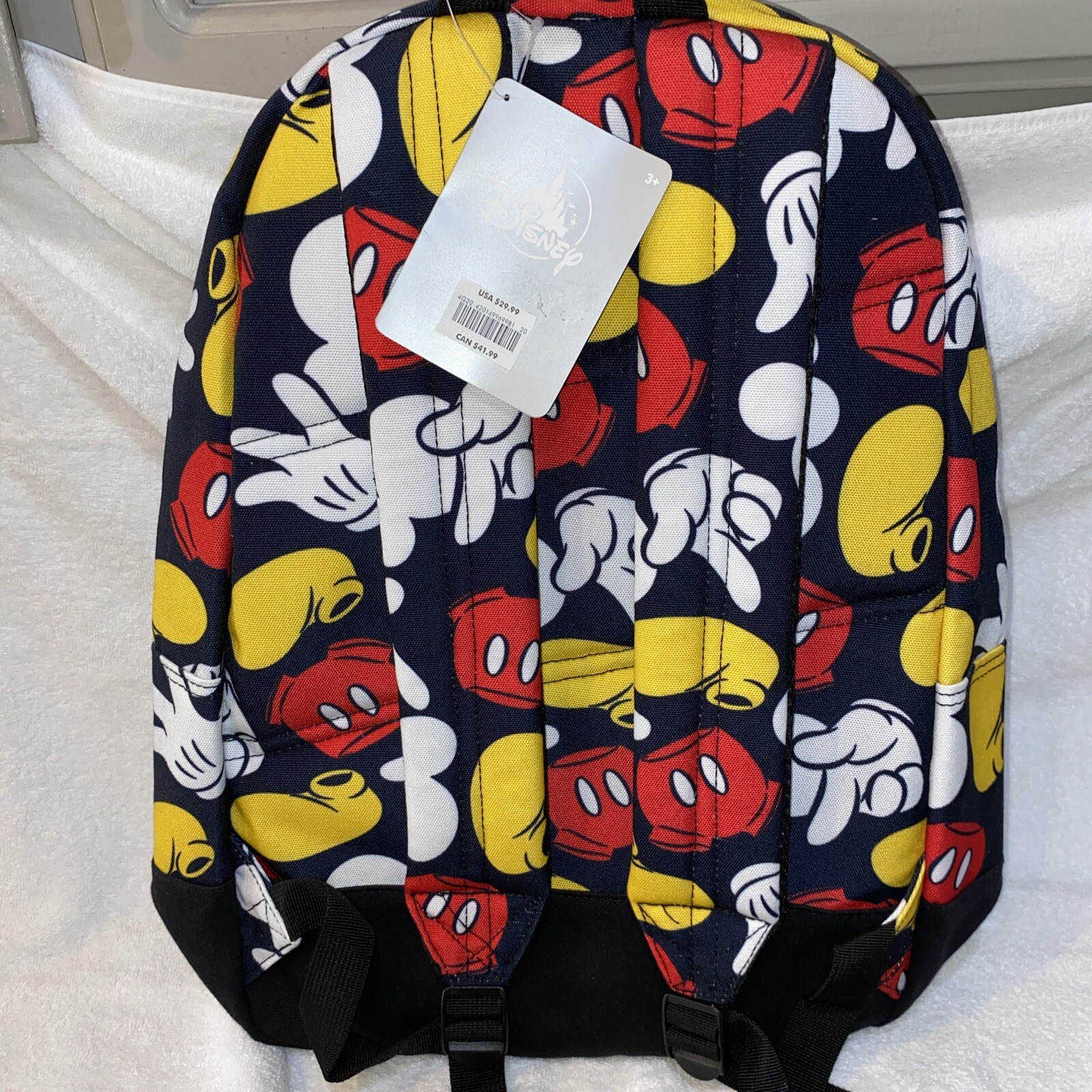 Disney Store Mickey Mouse Backpack NEW W/ Tags
