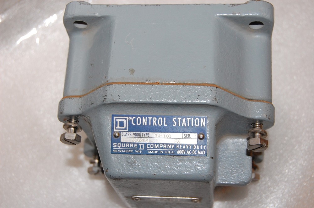 Square D 9001-GW-101 Control Station