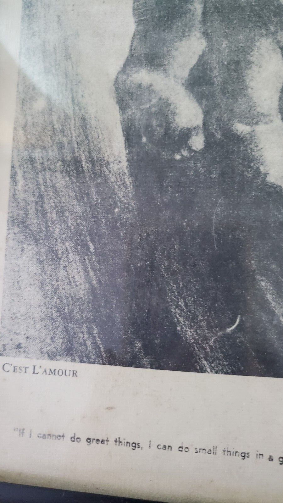 VTG Charles Wilbert White Lithograph Ye Shall Inherit The Earth " 1953 Signed