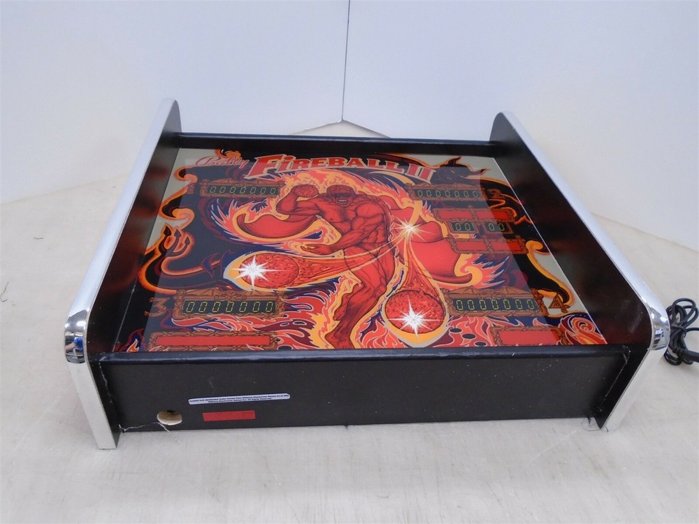 Bally Fireball 2 Pinball Head LED Display light box