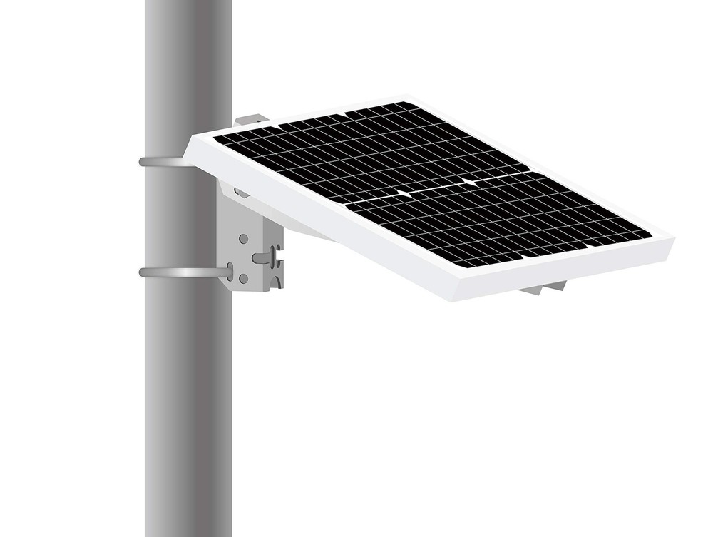 Newpowa Universal Angle Adjustable Mounting Bracket Single Arm Pole, Wall and Gr