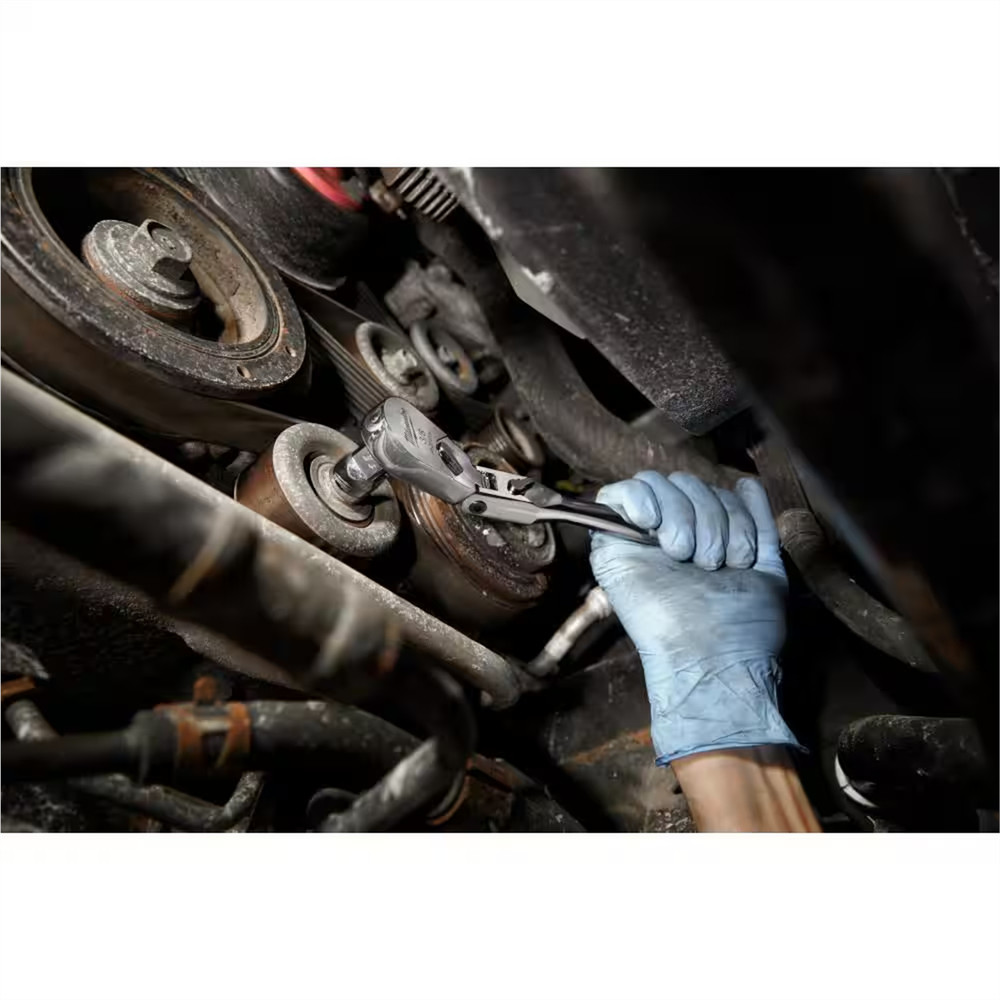 Milwaukee Tool 3/8" Drive 9" Flex Head Ratchet