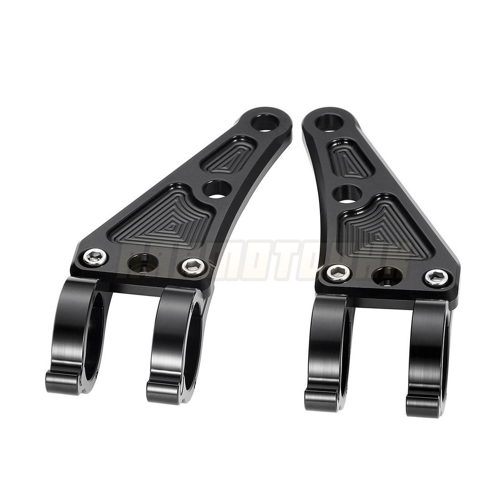 US Motorcycle Headlight Fork Mount Bracket Fork Ear Head Lamp Holder 54mm Fork