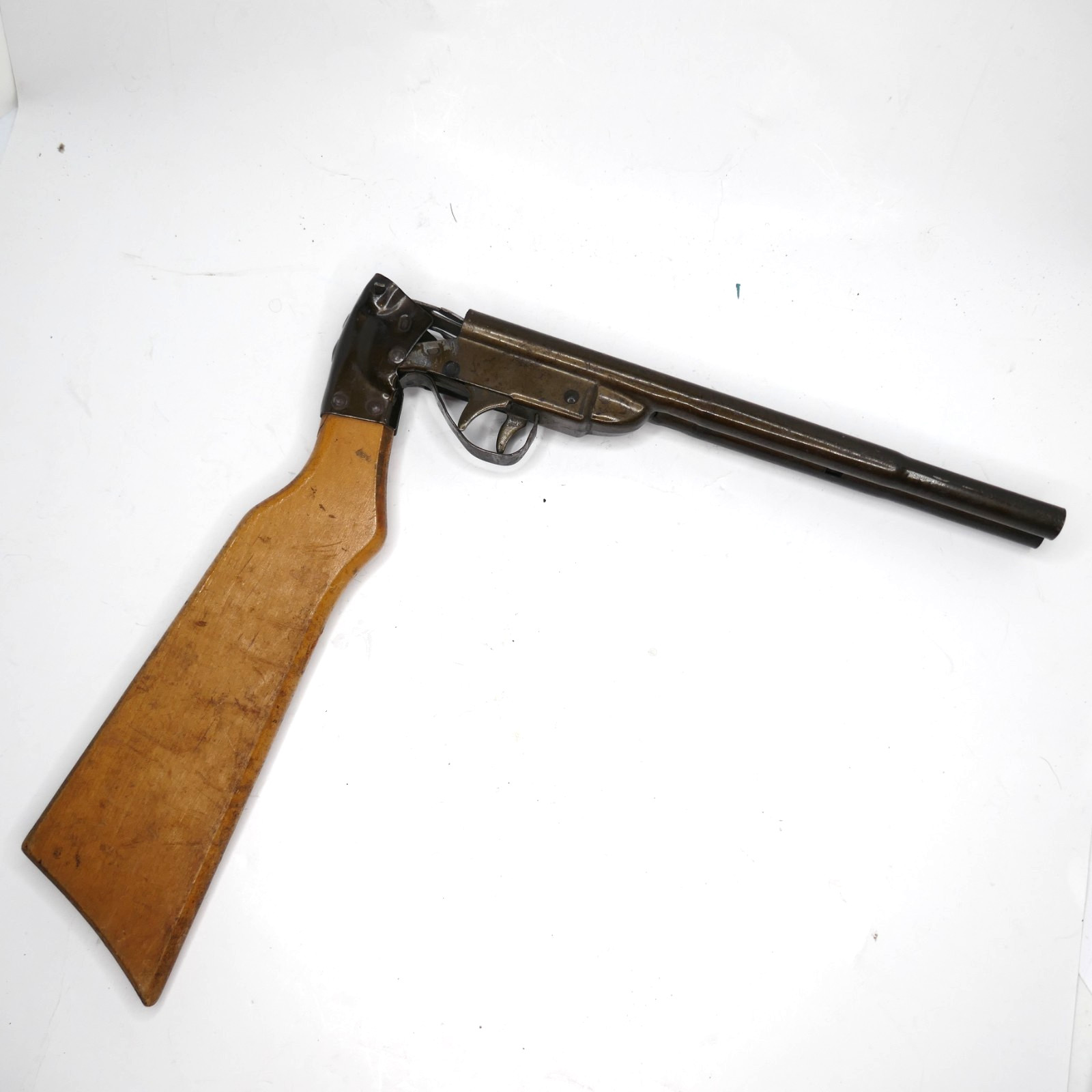 Vintage Daisy Double Barrel Plymouth Mich USA Pop BB Gun Working Rare