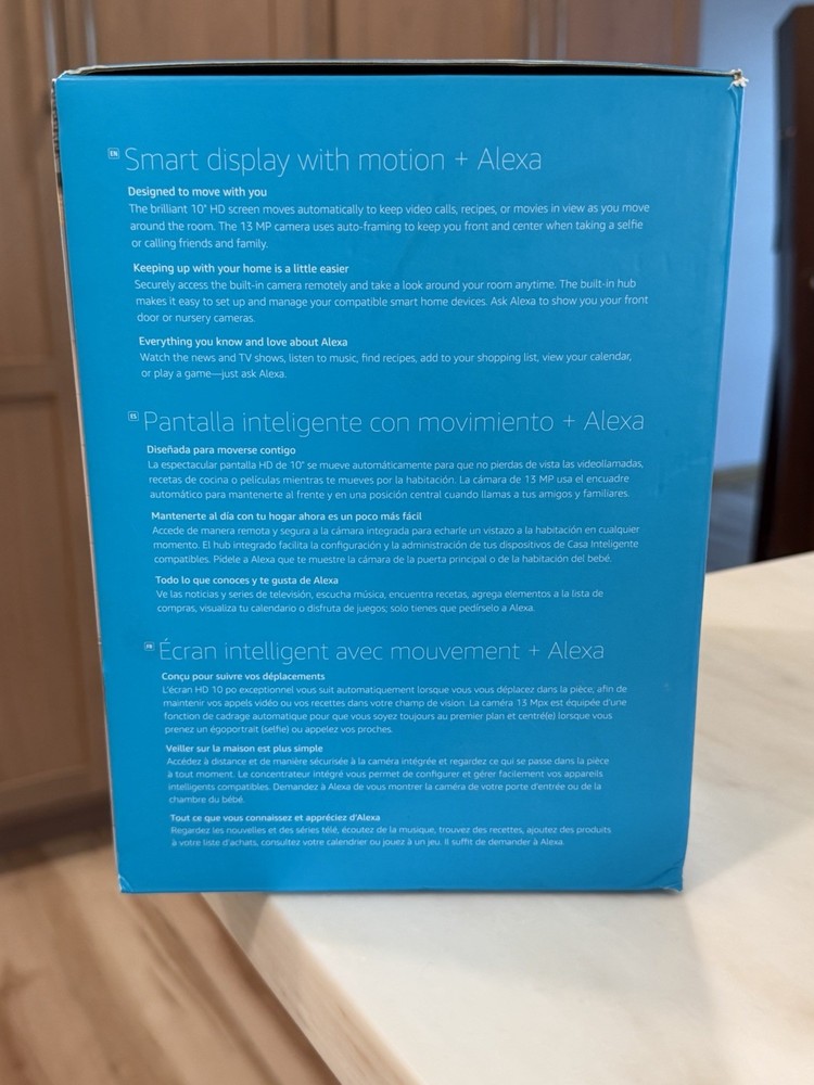 Amazon Echo Show 10 (3rd Gen.) Smart Speaker - Charcoal New Open Box