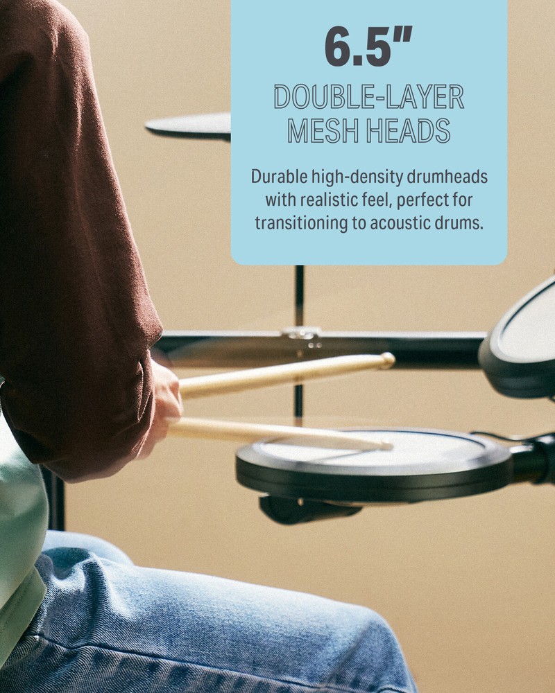 🥁 Donner DED-70 Electronic Drum Set | NEW VERSION | With Throne Headphones