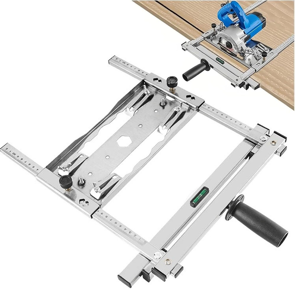 Cutting Machine Edge Guide Positioner 12.6 Inch Adjustable Circular Saw Guide US