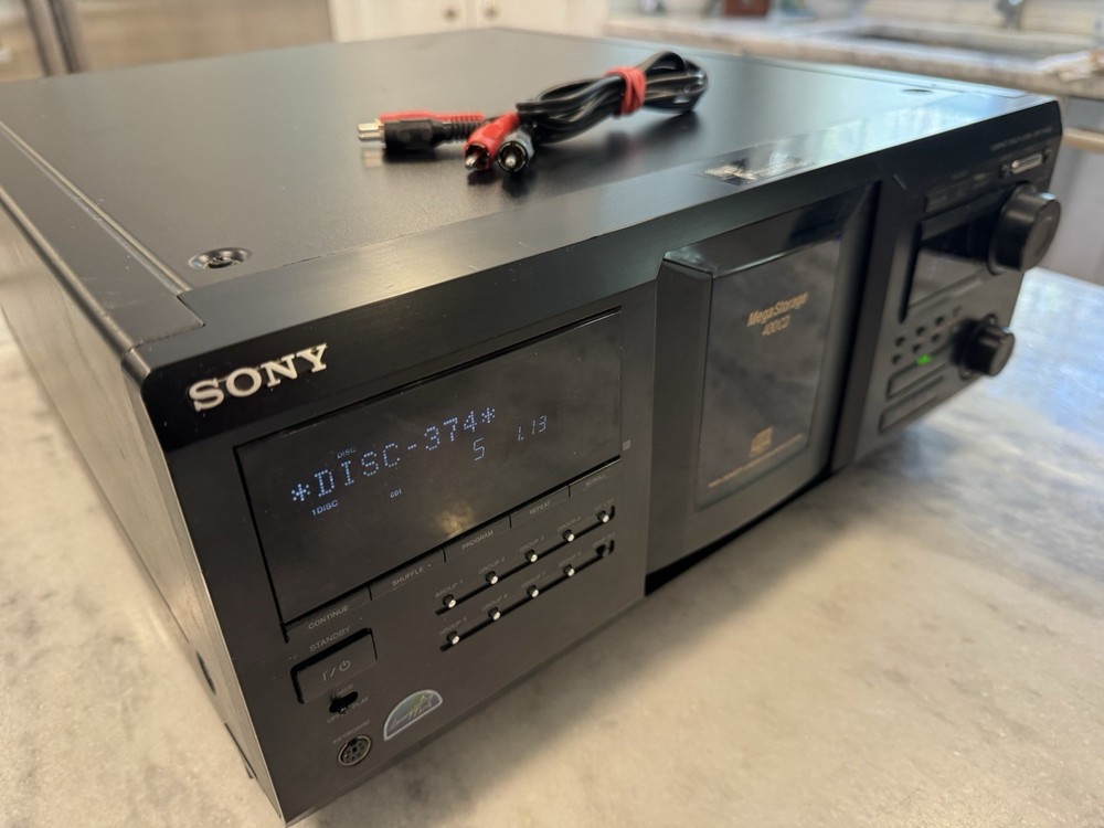 Sony CDP-CX400 Mega Storage Compact Disc 400 CD Changer Player Remote Belts Repl